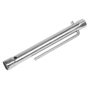 Sealey MS157 Long Reach Double End Spark Plug Box Spanner with L-Bar 16/18mm