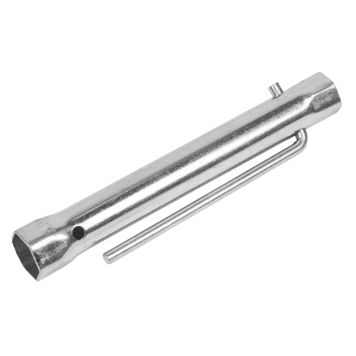 Sealey MS161 Long Reach Double End Spark Plug Box Spanner with L-Bar 18/21mm