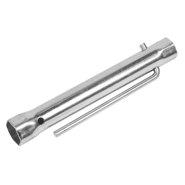 Sealey MS161 Long Reach Double End Spark Plug Box Spanner with L-Bar 18/21mm