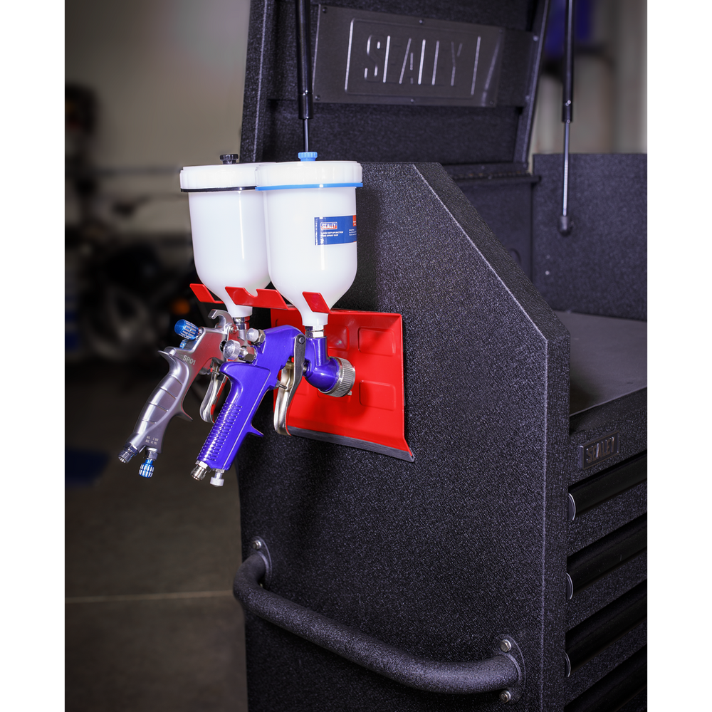 Sealey MSH03 Magnetic Spray Gun Holder 2 Gun Capacity - additional view 6