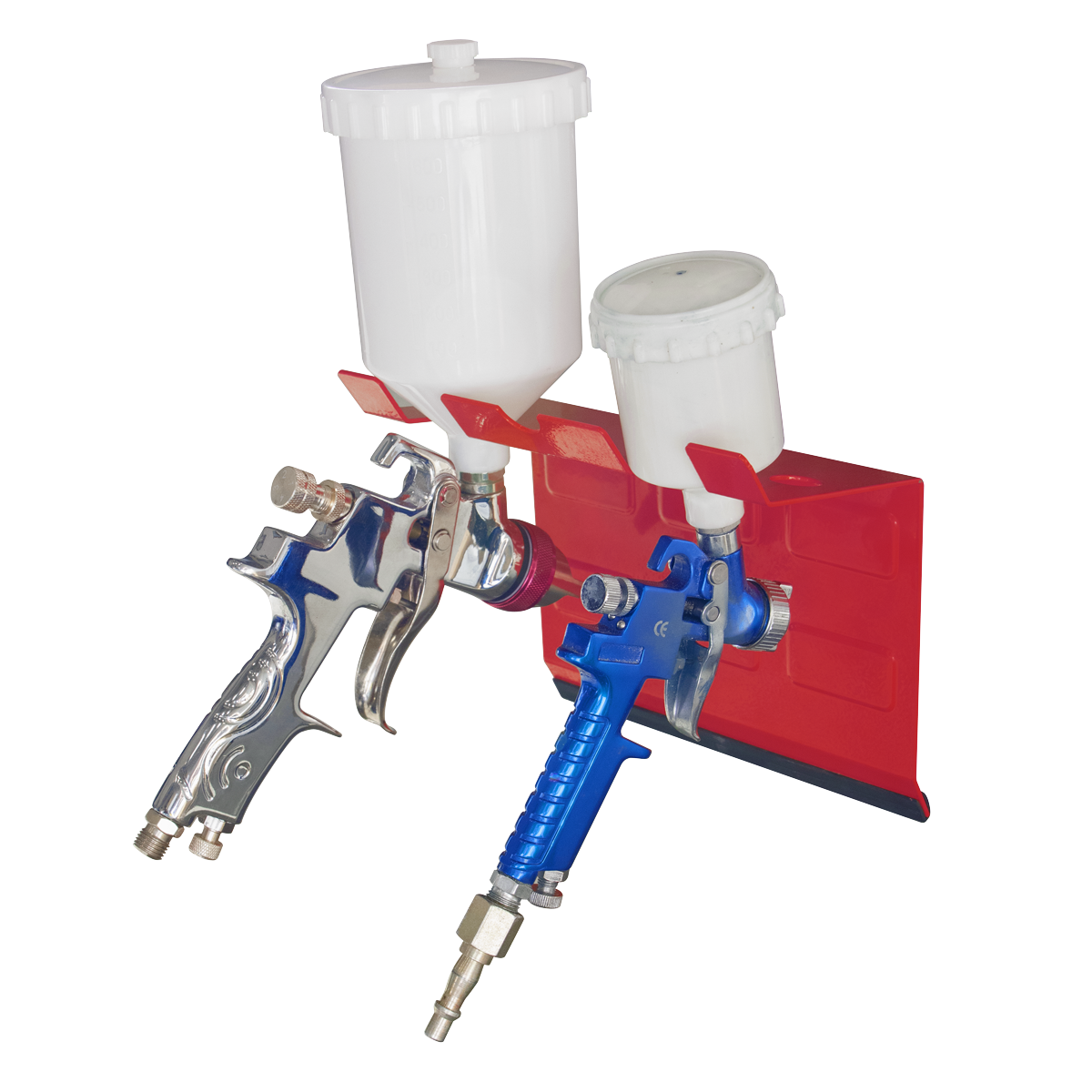 Sealey MSH03 Magnetic Spray Gun Holder 2 Gun Capacity - additional view 3