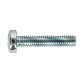 Sealey MSP525 Zinc Plated Pan Head Pozi Machine Screw M5 x 25mm, DIN 7985Z - Pack of 50