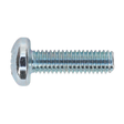 Sealey MSP620 Zinc Plated Pan Head Pozi Machine Screw M6 x 20mm, DIN 7985Z - Pack of 50