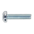 Sealey MSP625 Zinc Plated Pan Head Pozi Machine Screw M6 x 25mm, DIN 7985Z - Pack of 50