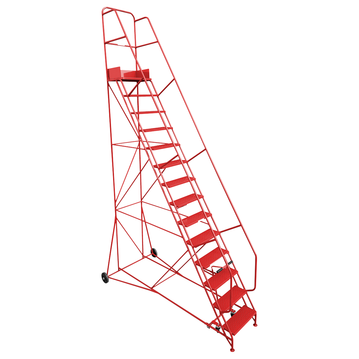 Sealey MSS14 Mobile Safety Steps 14-Tread