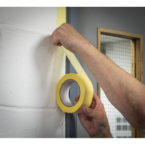 Sealey MTLB36 Premium Quality Masking Tape 36mm x 50m Pack of 24 - additional view 2