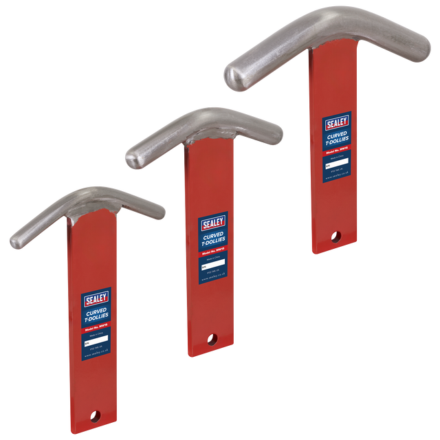 Sealey MW15 Curved T-Dollies for Sheet Metal Forming