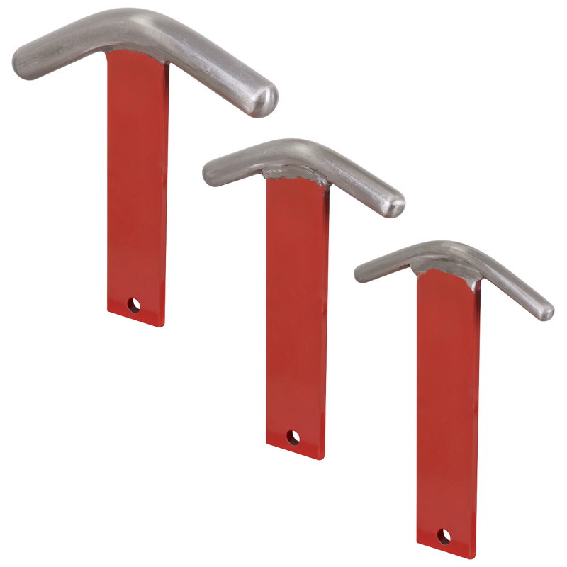 Sealey MW15 Curved T-Dollies for Sheet Metal Forming - additional view 2