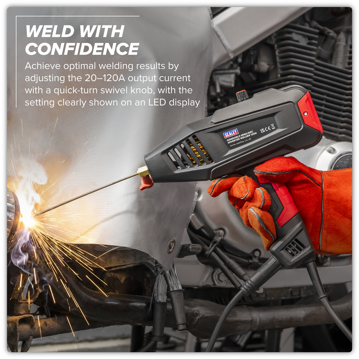 Sealey PPH500/230 Portable Handheld Winch 500kg Pulling Force 230V - additional view 8