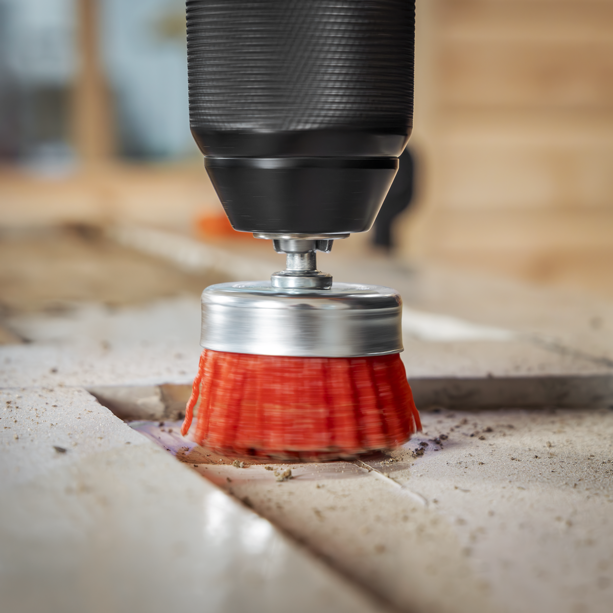 Sealey NFB50 Nylon Filament Cup Brush 50mm with 6mm Shaft - additional view 4