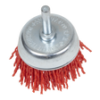 Sealey NFB50 Nylon Filament Cup Brush 50mm with 6mm Shaft