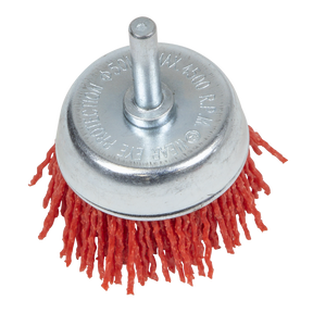 Sealey NFB50 Nylon Filament Cup Brush 50mm with 6mm Shaft