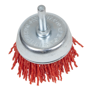 Sealey NFB50 Nylon Filament Cup Brush 50mm with 6mm Shaft
