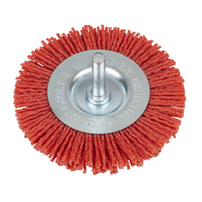 Sealey NFBC75 75mm Nylon Filament Circular Brush with 6mm Shaft