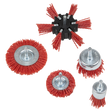 Sealey NFBS05 Nylon Filament 5pc Brush Set