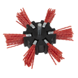 Sealey NFBS100 100mm Nylon Filament Strip Brush with 6mm Shaft