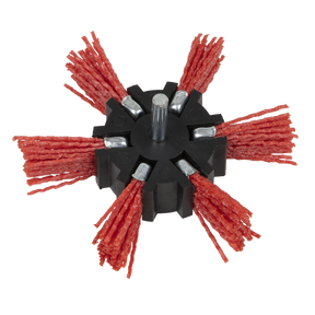 Sealey NFBS100 100mm Nylon Filament Strip Brush with 6mm Shaft
