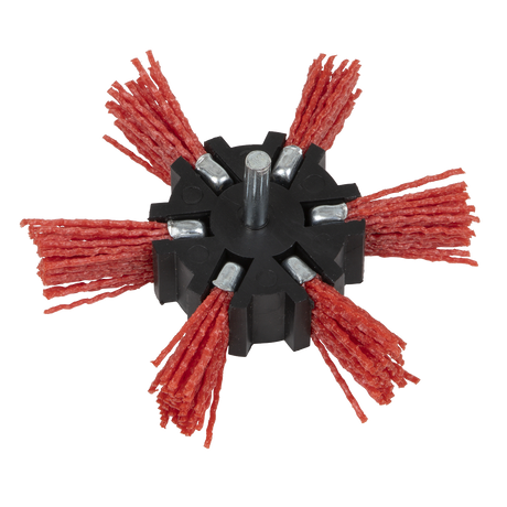 Sealey NFBS100 100mm Nylon Filament Strip Brush with 6mm Shaft