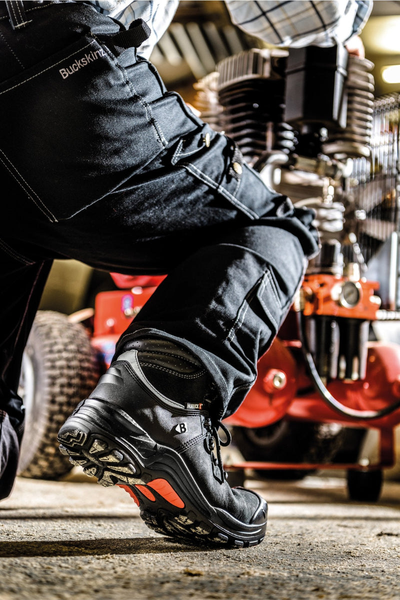 Buckbootz NKZ102 Nubuckz Safety Lace Boots