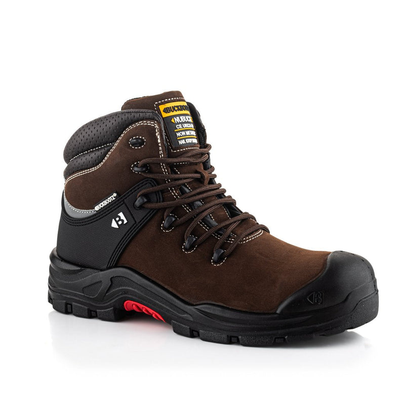 Buckbootz NKZ102 Nubuckz Safety Lace Boots