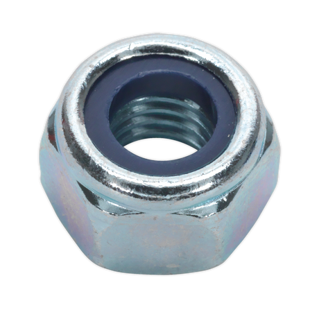 Sealey NLN10 Zinc Plated Nylon Locknut M10, DIN 982 - Pack of 100