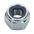 Sealey NLN12 Zinc Plated Nylon Locknut M12, DIN 982 - Pack of 25