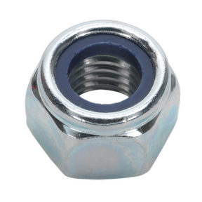 Sealey NLN12 Zinc Plated Nylon Locknut M12, DIN 982 - Pack of 25