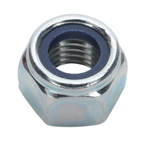 Sealey NLN12 Zinc Plated Nylon Locknut M12, DIN 982 - Pack of 25