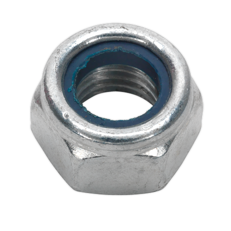 Sealey NLN14 Zinc Plated Nylon Locknut M14, DIN 982 - Pack of 25