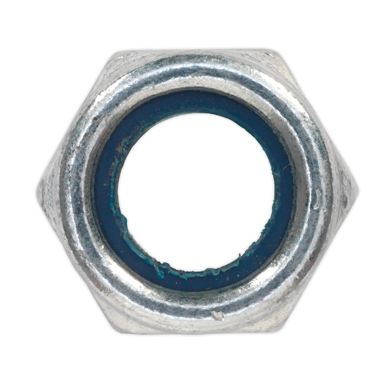 Sealey NLN14 Zinc Plated Nylon Locknut M14, DIN 982 - Pack of 25 - additional view 3