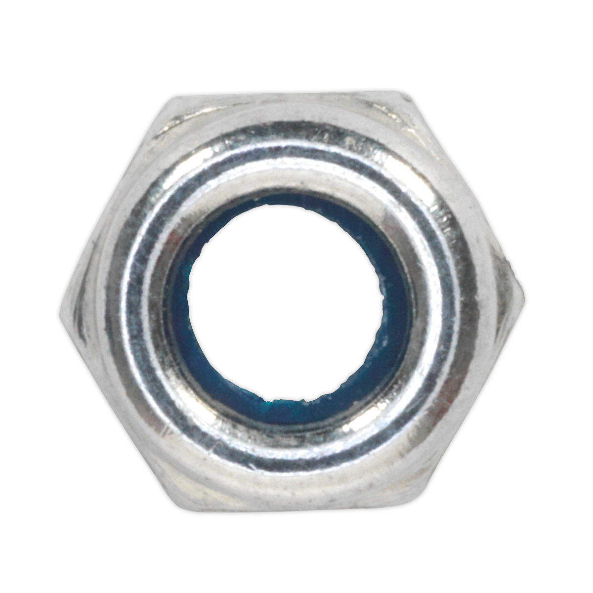 Sealey NLN4 Zinc Plated Nylon Locknut M4, DIN 982 - Pack of 100 - additional view 3