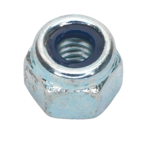 Sealey NLN5 Zinc Plated Nylon Locknut M5, DIN 982 - Pack of 100