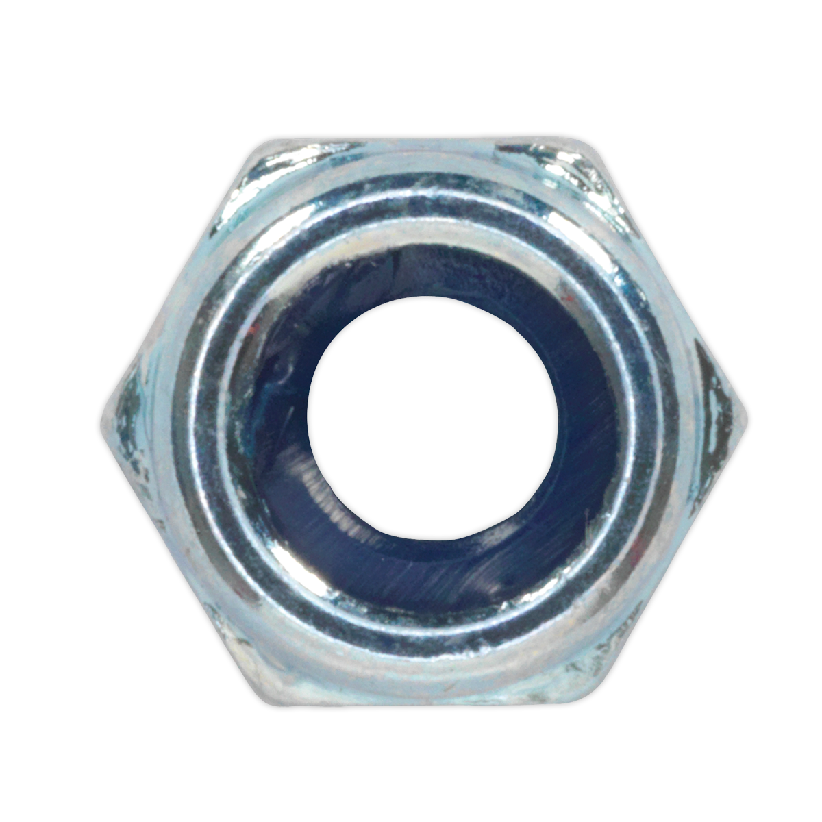 Sealey NLN5 Zinc Plated Nylon Locknut M5, DIN 982 - Pack of 100 - additional view 2