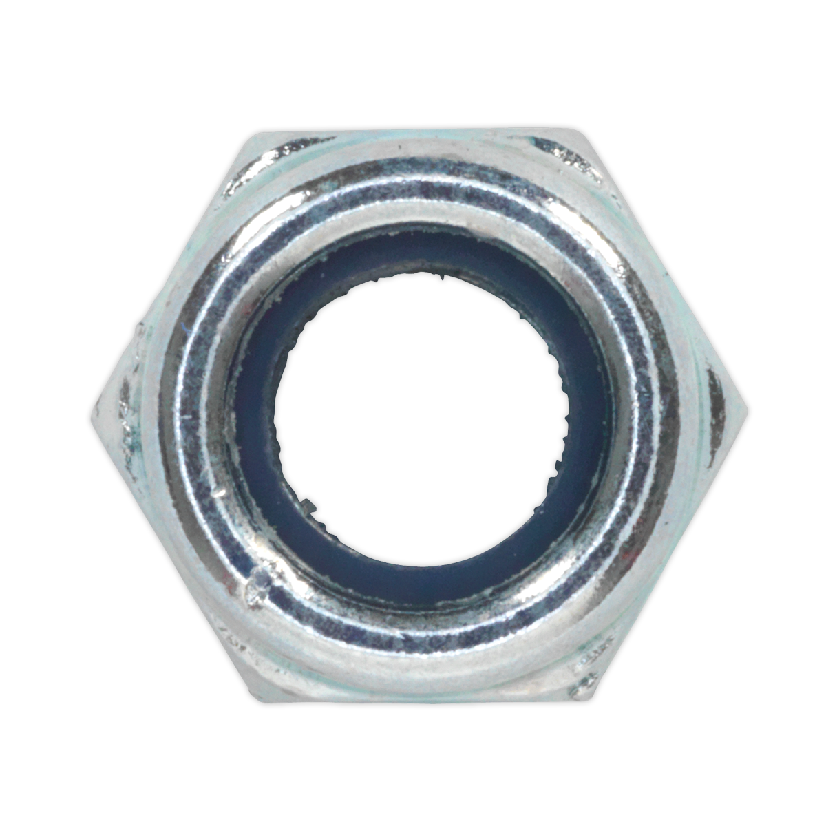 Sealey NLN6 Zinc Plated Nylon Locknut M6, DIN 982 - Pack of 100 - additional view 2