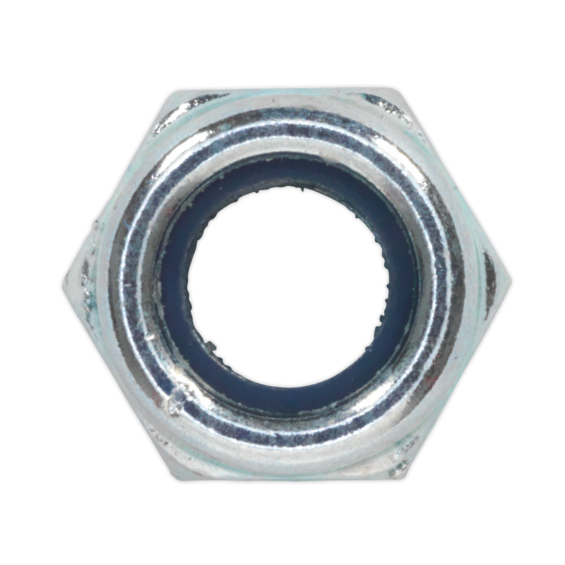 Sealey NLN6 Zinc Plated Nylon Locknut M6, DIN 982 - Pack of 100 - additional view 2
