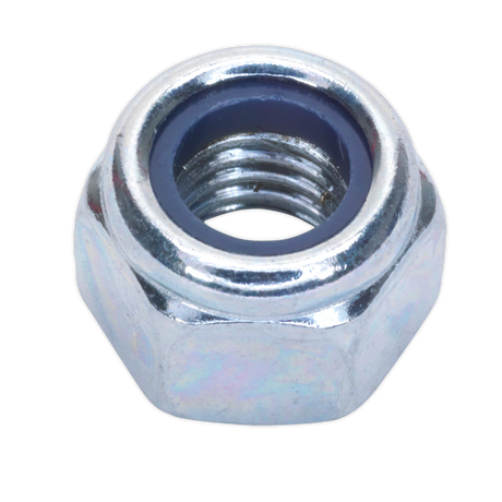 Sealey NLN8 Zinc Plated Nylon Locknut M8, DIN 982 - Pack of 100