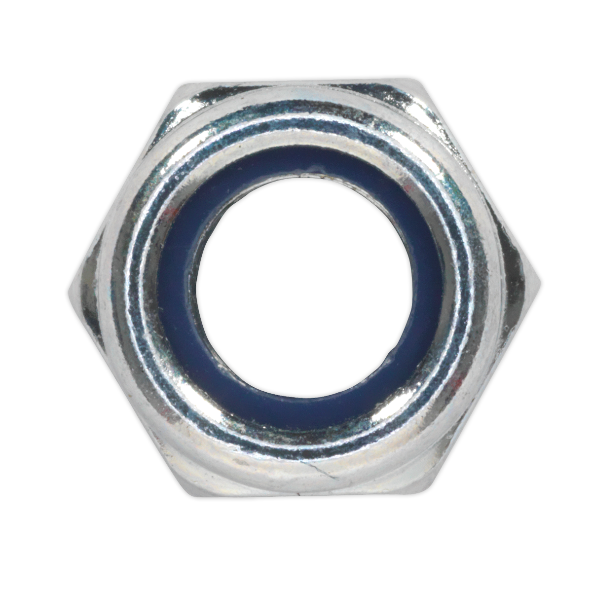 Sealey NLN8 Zinc Plated Nylon Locknut M8, DIN 982 - Pack of 100 - additional view 3