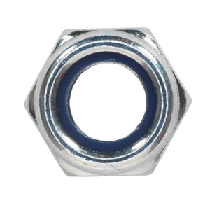 Sealey NLN8 Zinc Plated Nylon Locknut M8, DIN 982 - Pack of 100 - additional view 3