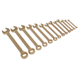 Sealey NS001 Premier Non-Sparking Combination Spanner Set 13pc