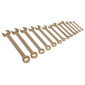 Sealey NS001 Premier Non-Sparking Combination Spanner Set 13pc