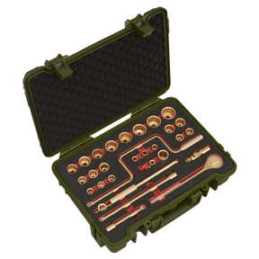Sealey NS039 Premier Non-Sparking Socket Set 1/2"Sq Drive 31pc