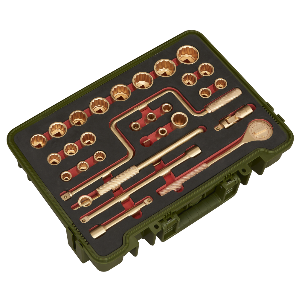 Sealey NS039 Premier Non-Sparking Socket Set 1/2"Sq Drive 31pc - additional view 7