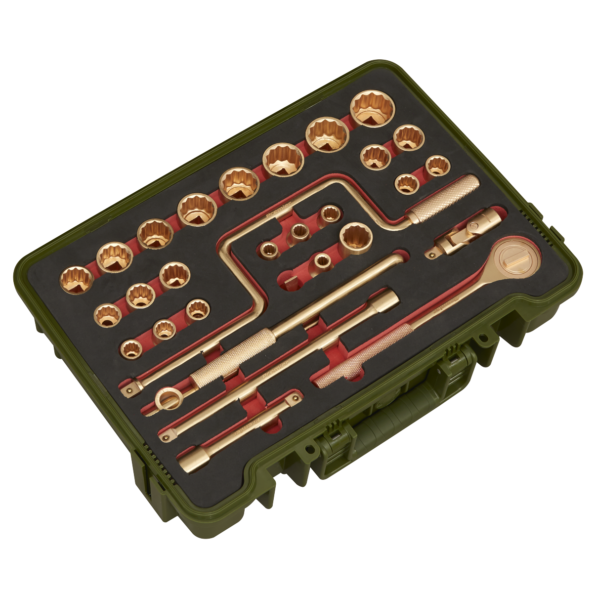 Sealey NS039 Premier Non-Sparking Socket Set 1/2"Sq Drive 31pc - additional view 7