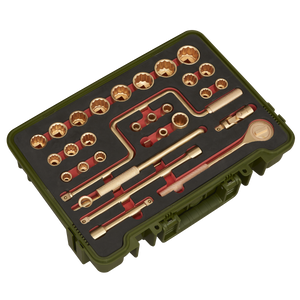 Sealey NS039 Premier Non-Sparking Socket Set 1/2"Sq Drive 31pc - additional view 7
