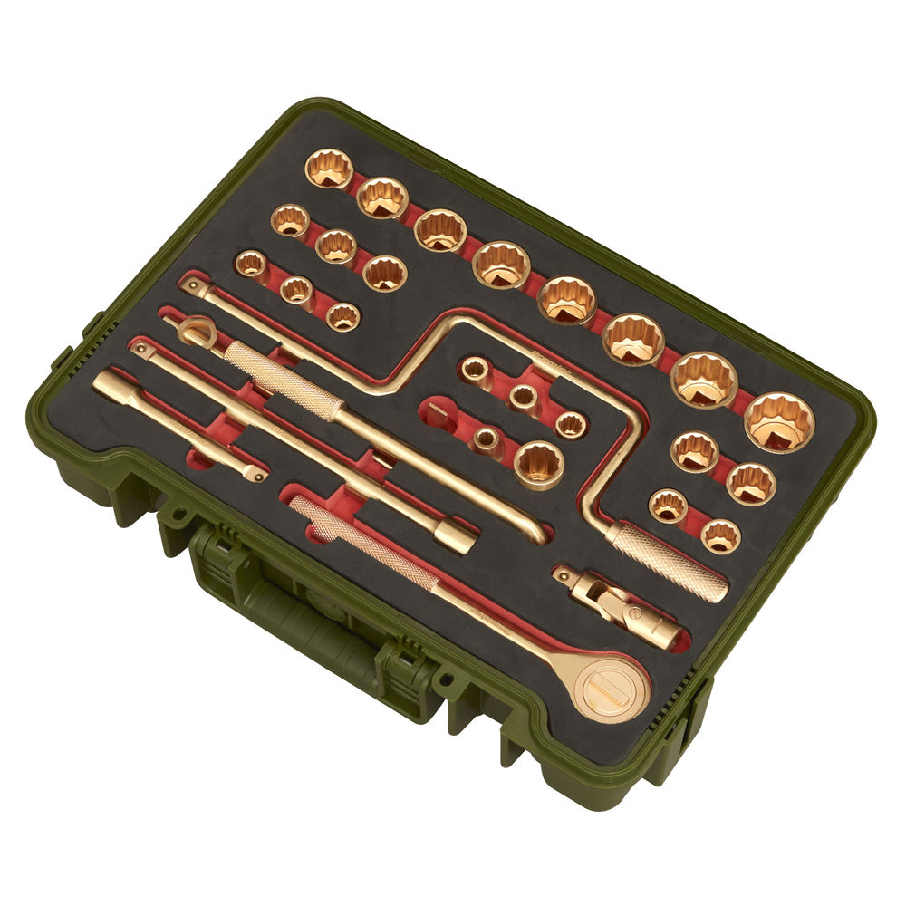 Sealey NS039 Premier Non-Sparking Socket Set 1/2"Sq Drive 31pc - additional view 8