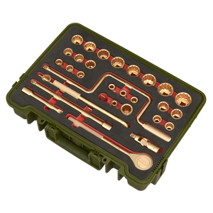 Sealey NS039 Premier Non-Sparking Socket Set 1/2"Sq Drive 31pc - additional view 8