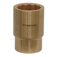 Sealey NS053 Premier Non-Sparking Socket 1/2"Sq Drive 20mm