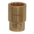 Sealey NS054 Premier Non-Sparking Socket 1/2"Sq Drive 21mm