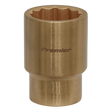 Sealey NS055 Premier Non-Sparking Socket 1/2"Sq Drive 22mm