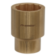 Sealey NS056 Premier Non-Sparking Socket 1/2"Sq Drive 23mm